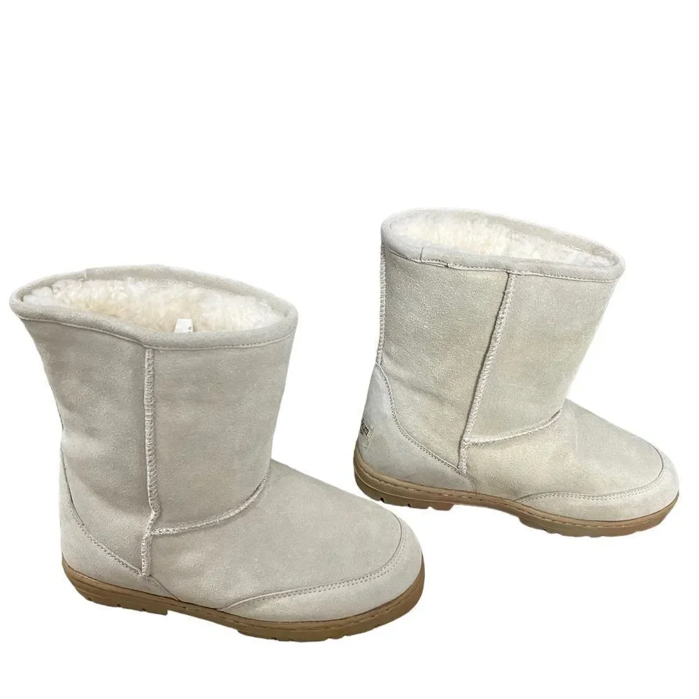 Staheekum Winter Boots Mens Size 8 Beige Off White AD2299